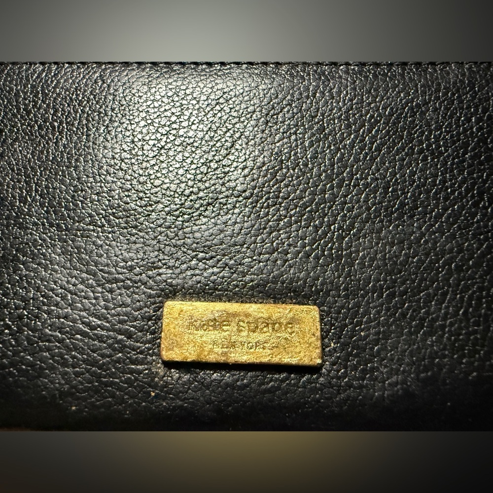 Kate Spade Black and Cream Bow Wallet - Picture 3 of 15
